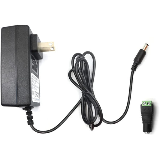 Arotelicht 24V 2A Power Adapter 48W US Plug, Converter AC to DC 24V Transformer AC 100-240V Jack 5.5mm x 2.5mm for SMD 3528 5050 RGB LED Strip Light, Wireless Router