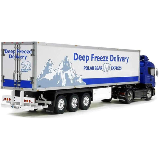 Tamiya 1/14 Electric RC Big Truck Series No.19 Trailer Truck 3 Axis Reefer Semi-Trailer Radio Controlled 56319