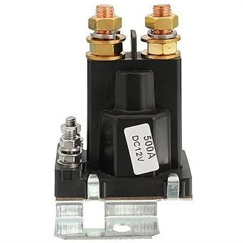 Starter Solenoid Relay Dual Battery Isolator Relay Start On/Off 4 Pin 500A 12V for Car Power Switch Starter Solenoid