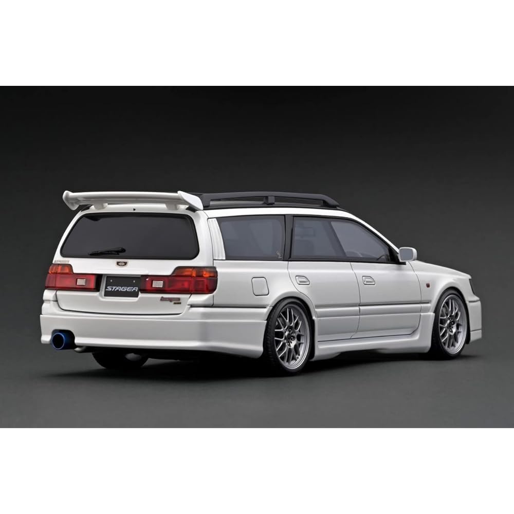 ignition model 1/18 Nissan STAGEA 260RS (WGNC34) Pearl White finished product IG2885