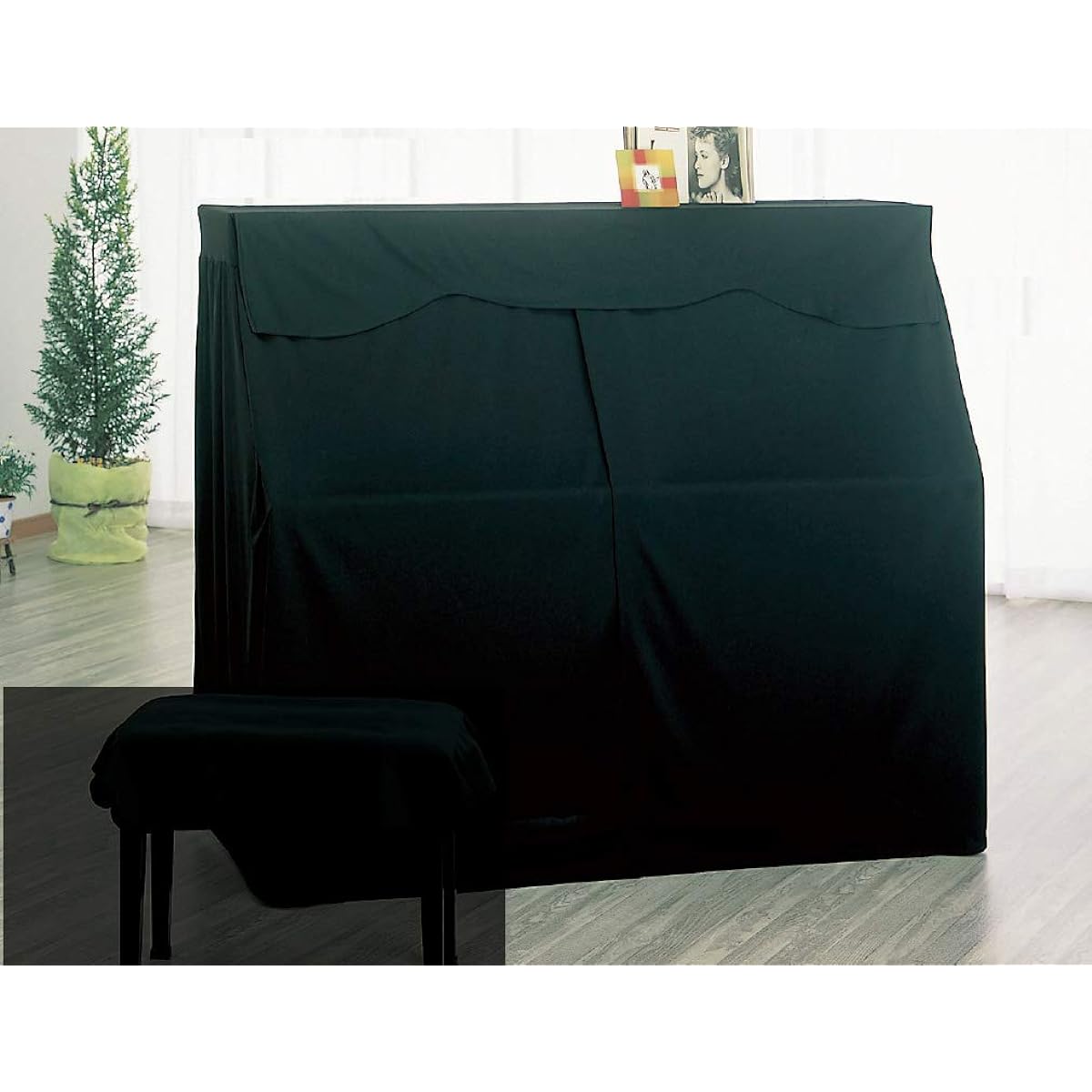 [Special edition with cloth] Piano cover (all cover) Alps A-UX-BK (L size)