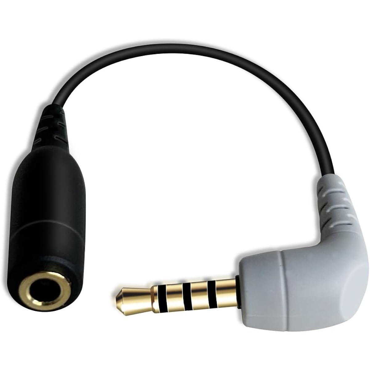 QJYTH TRS - TRRS Adapter Microphone Cable Compatible with Rode SC4 TRS Female to TRRS Male Microphone Cable