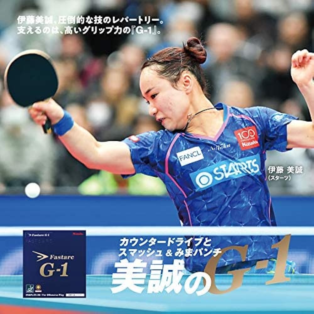 Ishikawa Sports Original Nittaku Fastaku G-1 Gram can be specified NR8702 Nittaku Table Tennis Rubber Back Soft Tension