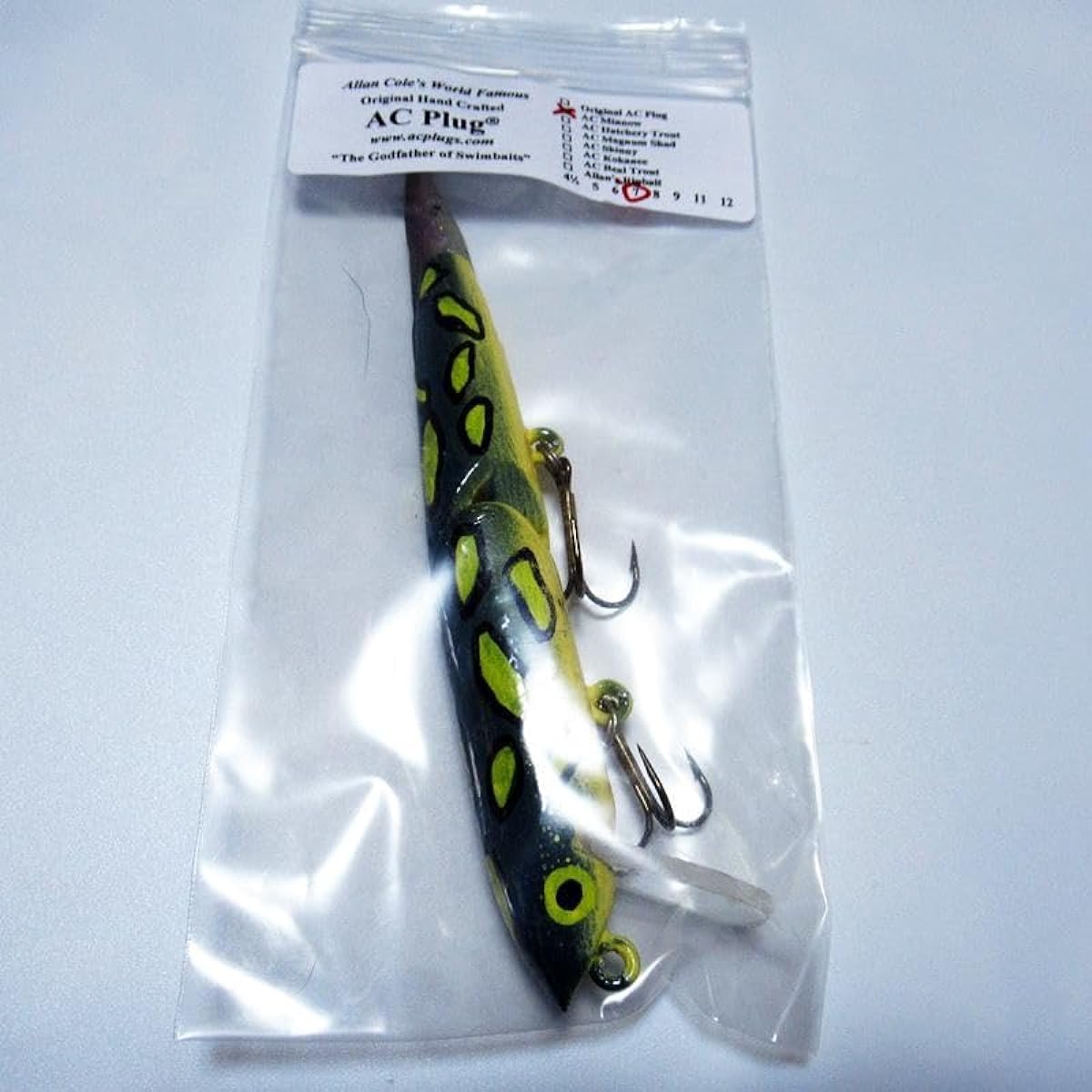 AC Plug Original A.C. Minnow 7 inch #Frog