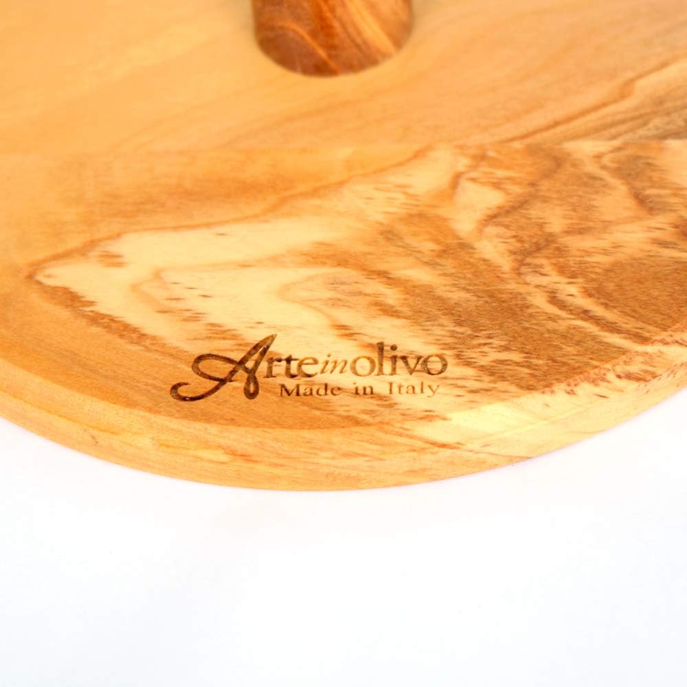 Arteinolivo Olive wood kitchen paper holder