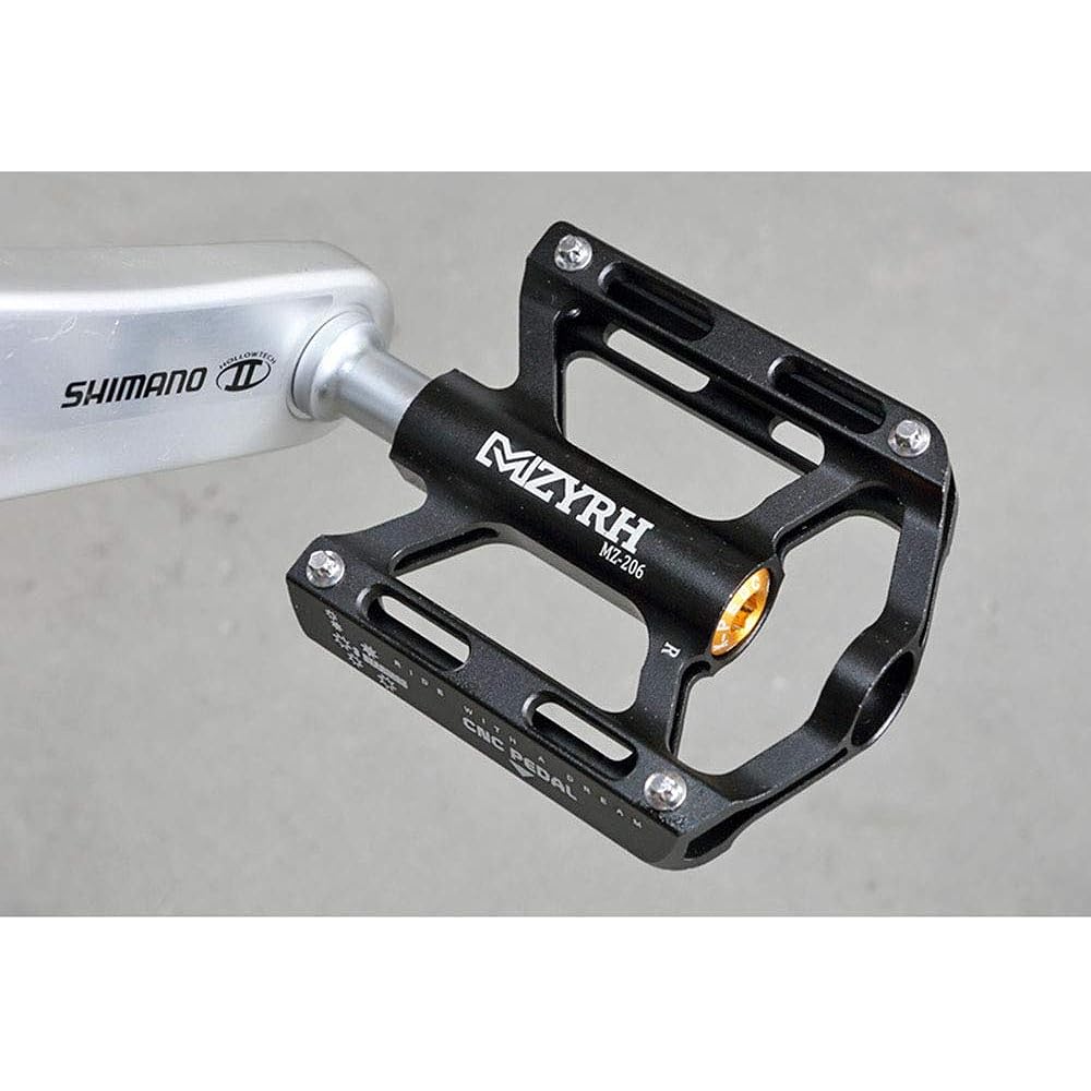 OSC Bicycle Cross Bike Pedals, Ultra Light Aluminum Alloy, Non-Slip, Cross Bike MTB Flat Pedals, Durable, Set of 2
