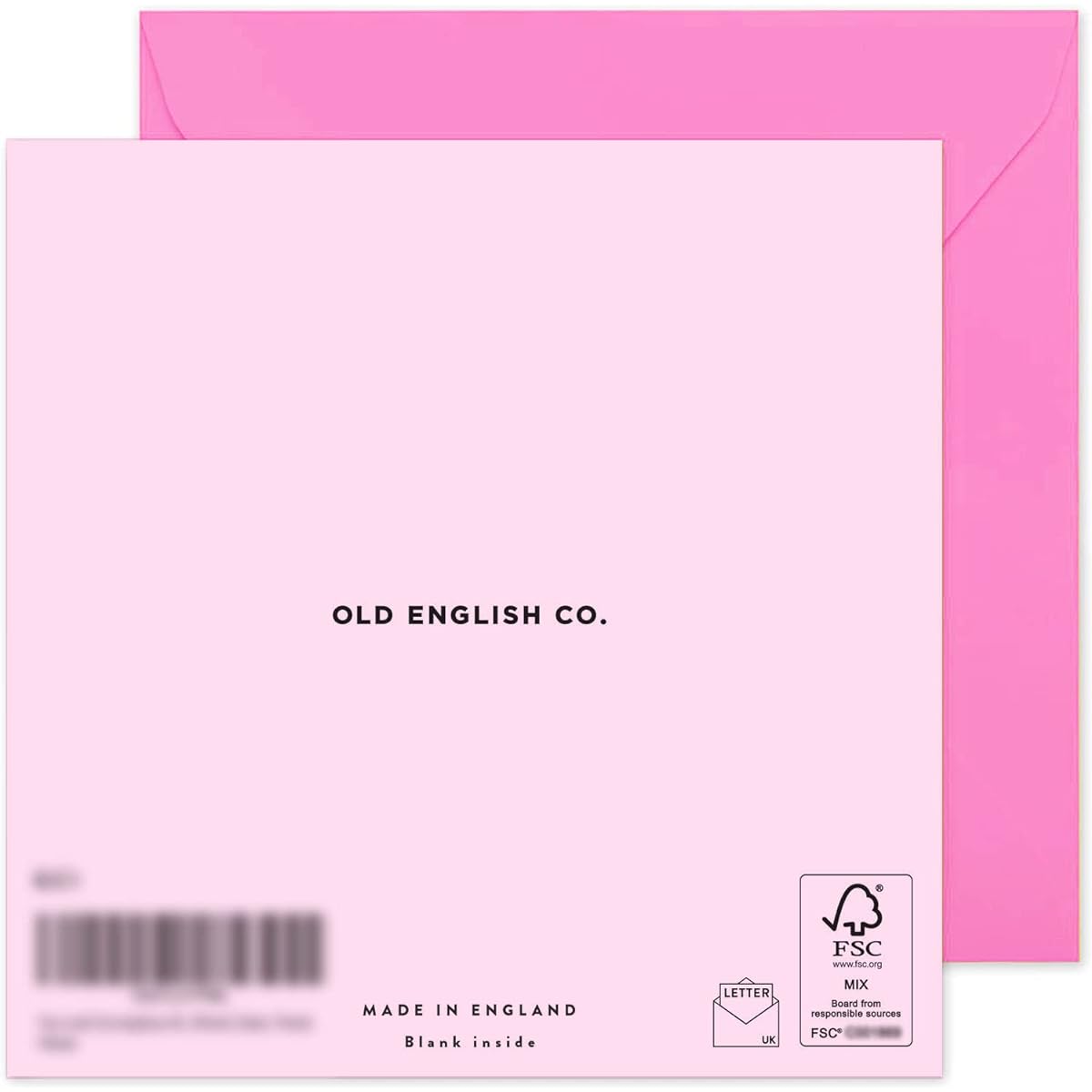 Old English Co. Happy Birthday Fabulous at Seventy Card - Square 70th Birthday Card | Women, Mom, Grandma | Blank Inside & Includes Envelope