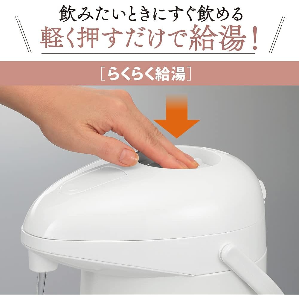 ZOJIRUSHI Zojirushi Glass Air Pot Graceful Flower AB-RY22-FZ 2.2L