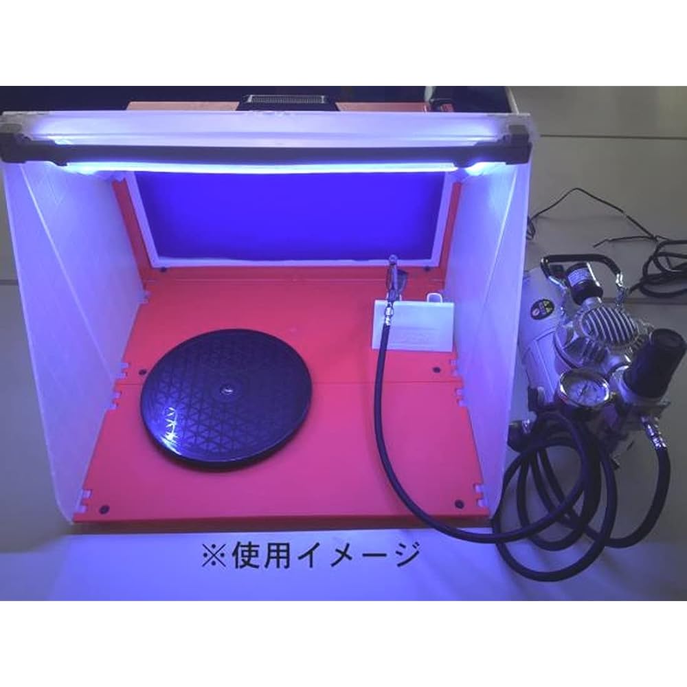 Airtex AIRTEX Spray Booth Red Cyclone-L (with LED light) Hobby Tool SPR-L