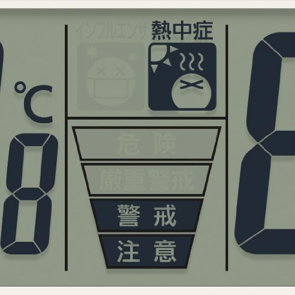 RHYTHM Citizen Wall Clock, Radio Controlled Clock, Thermometer and Hygrometer Included, Automatic Lighting at Night, Wooden Frame, Brown, CITIZEN Inform Navi EX Ф361x60mm 4FY620-006