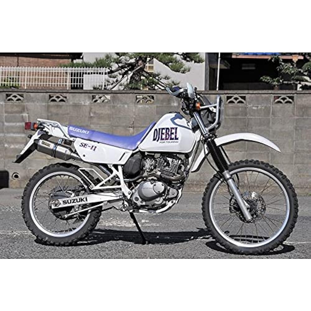 SECRET SPEED Suzuki Jebel 200 (SX200) Bike Muffler Dry Carbon Motard Deformed Slip-on SUS Stainless Steel Muffler DJEBEL200 ss-201-r04