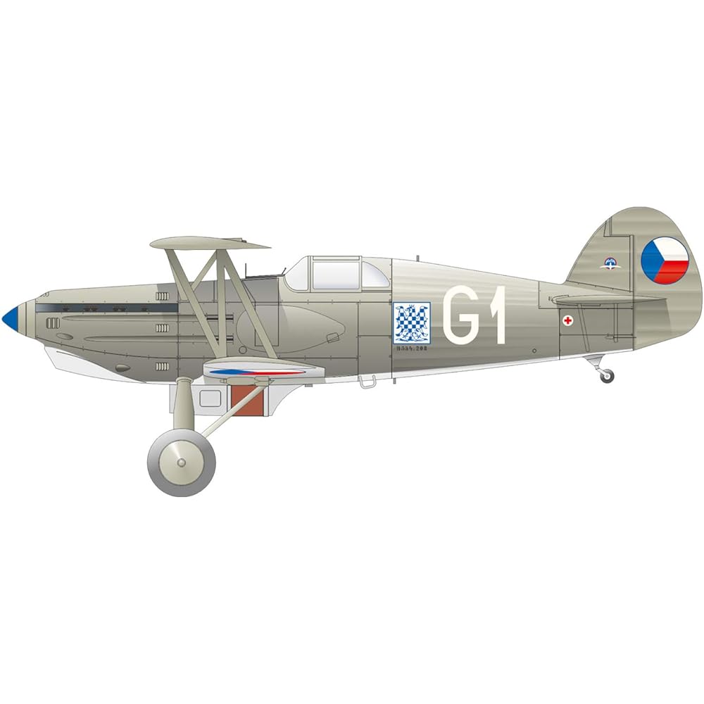 Eduard 1/72 Avia B.534 Quattro Combo: Set of 4 Plastic Models