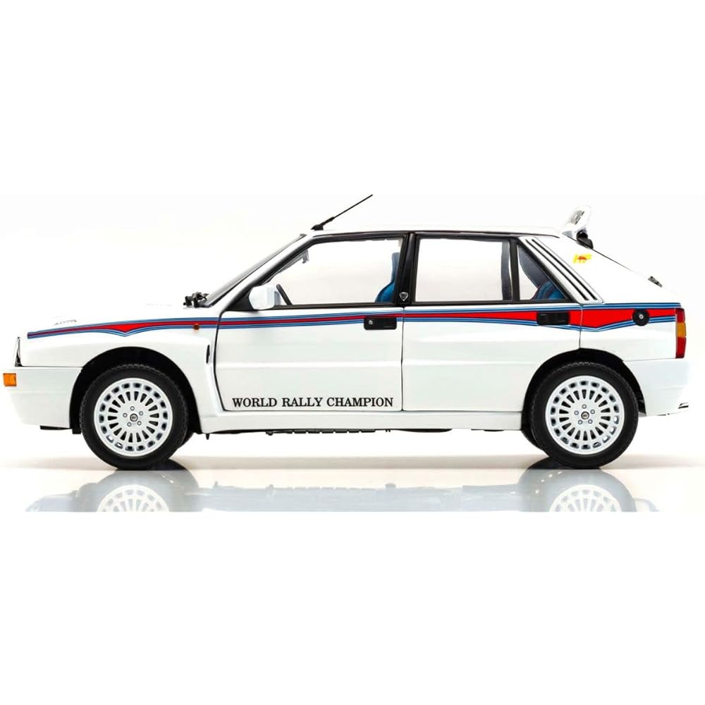 Kyosho Original 1/18 Lancia Delta HF Integrale Integrale 6 White Finished Product KY8344E