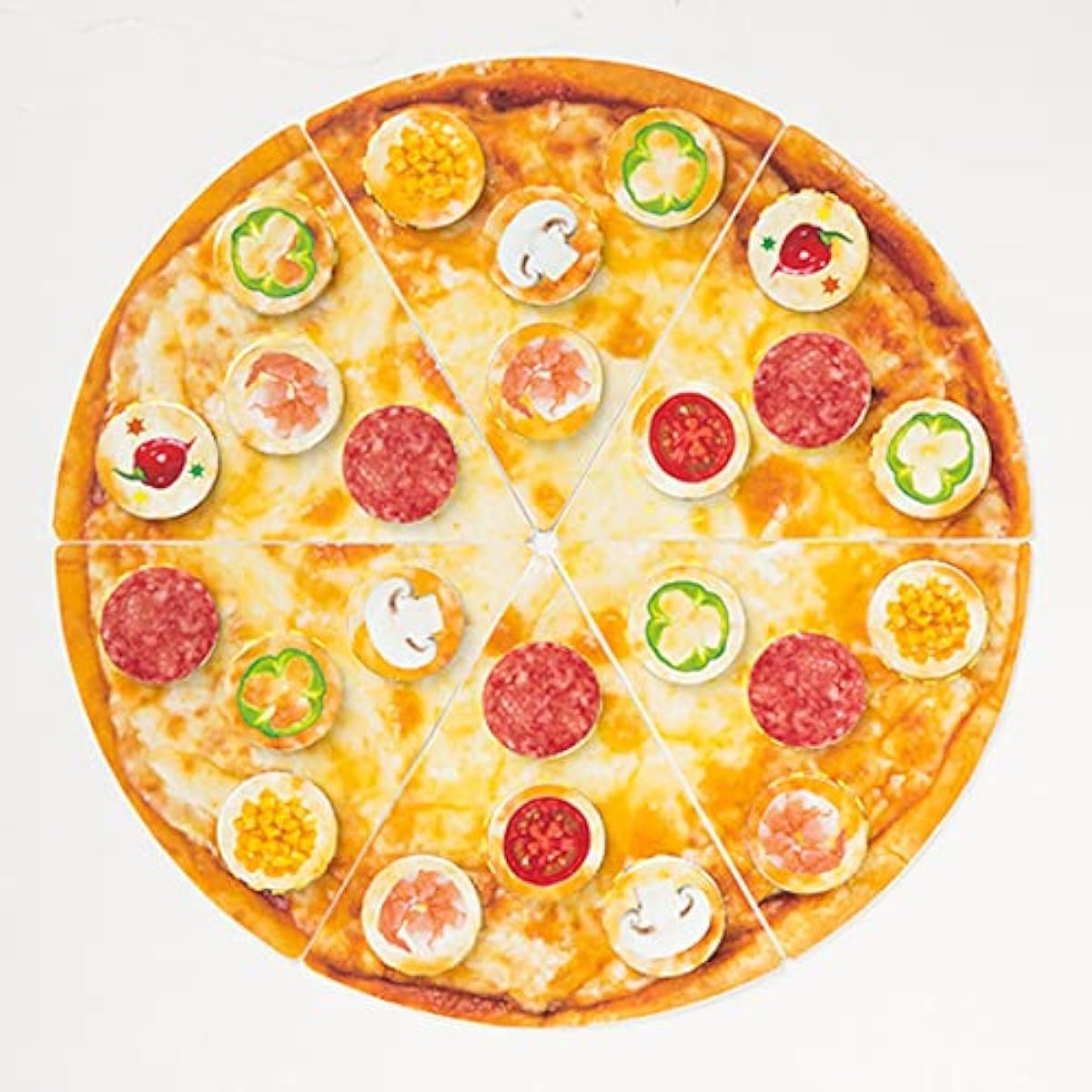 Magnet Topping Game (Pizza & Cake) [Educational game for children] [Froebel-kan educational materials] Learn about quantities and shapes and develop your reflexes, concentration, and memory!