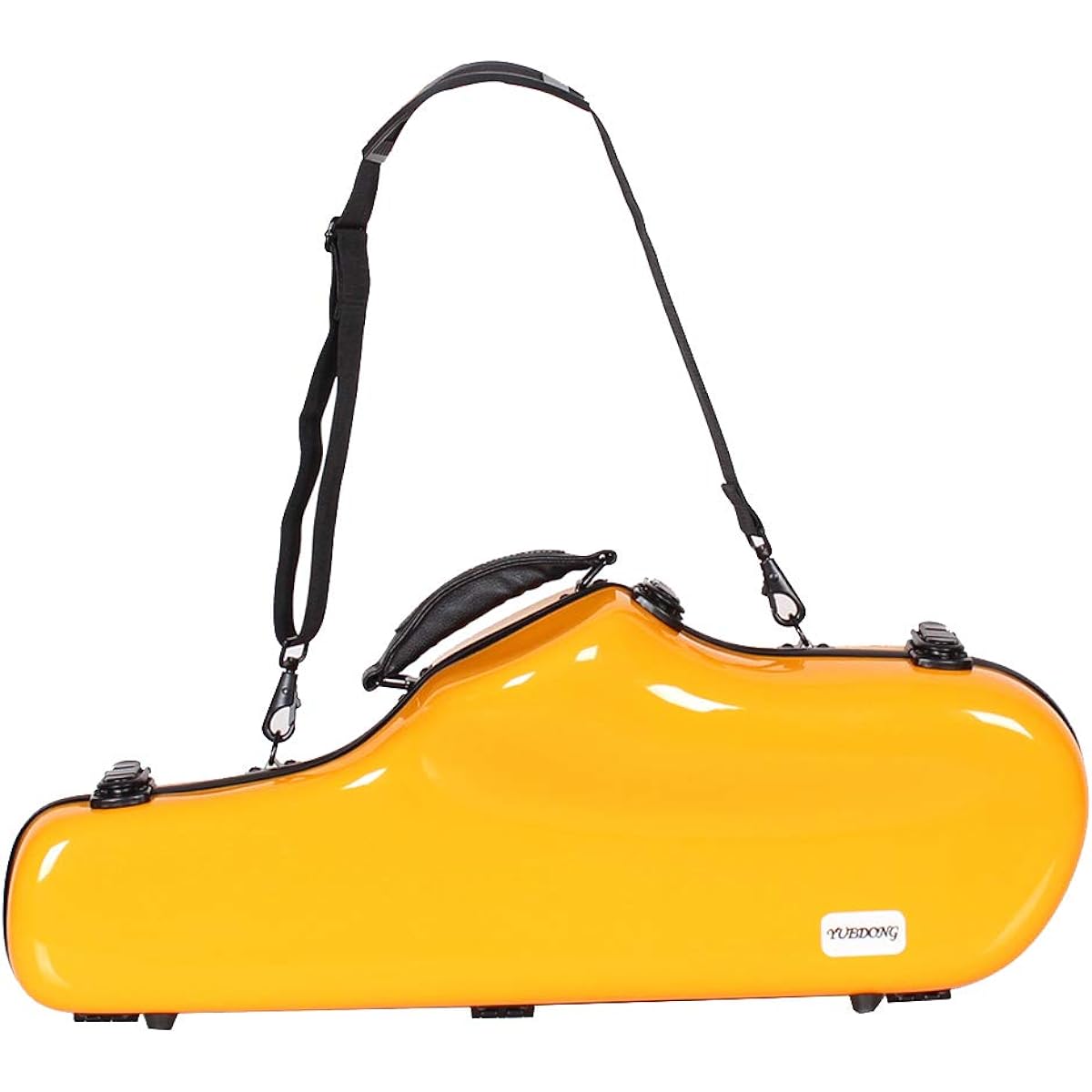 T TOOYFUL 1pc Alto Saxophone Carry Gig Bag Organizer Holder Case Durable FRP & Foam, Yellow
