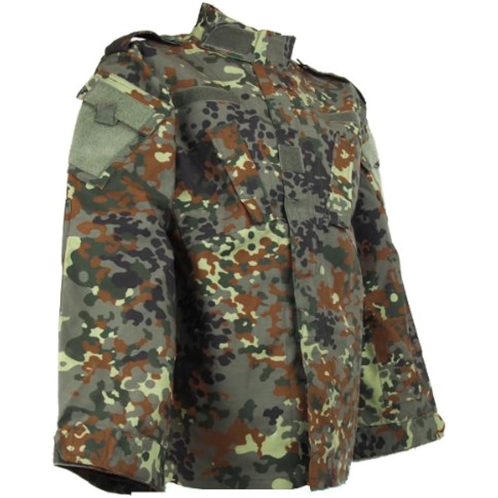Camouflage clothes top and bottom 2 piece set German camouflage fleck turn US size XS bdu-gm02-XS [parallel import goods]