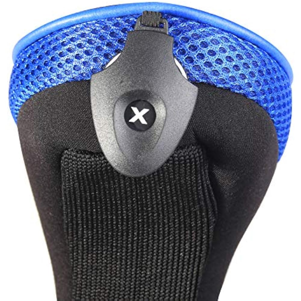 Andux 3 Pieces/Set Long Neck Golf Hybrid Club Head Cover Replaceable No. Tag 3 pack ctmt-01