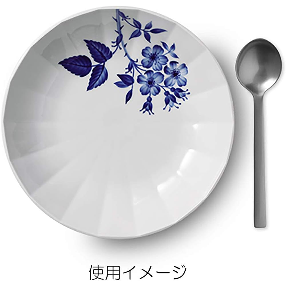 [Regular Imported Product] Royal Copenhagen Blomst Deep Plate Dish Rose 24cm Wedding Gift Present 1025322