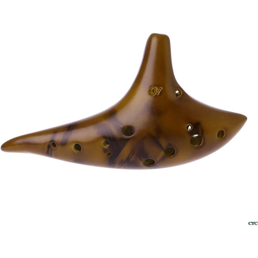 12 Hole Alto C Ocarina Smoldering Ceramic Ocarina Portable Ocarina for Beginners Ocarina Musical Instrument