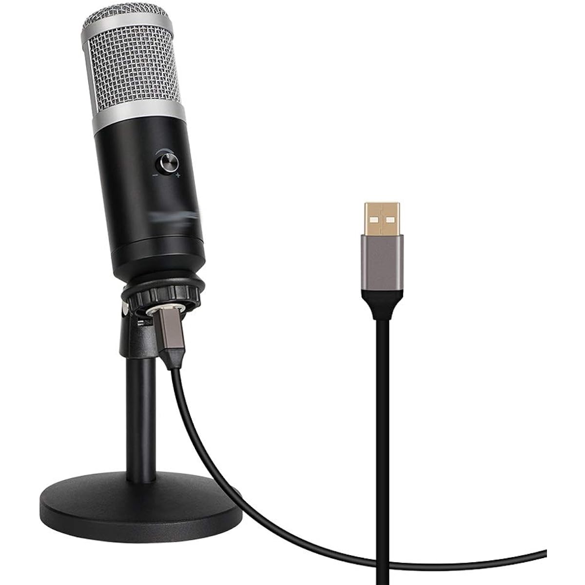 Microphone Professional USB Computer Microphone PC Microphone Computer Laptop Mobile Phone Live Streaming Recording