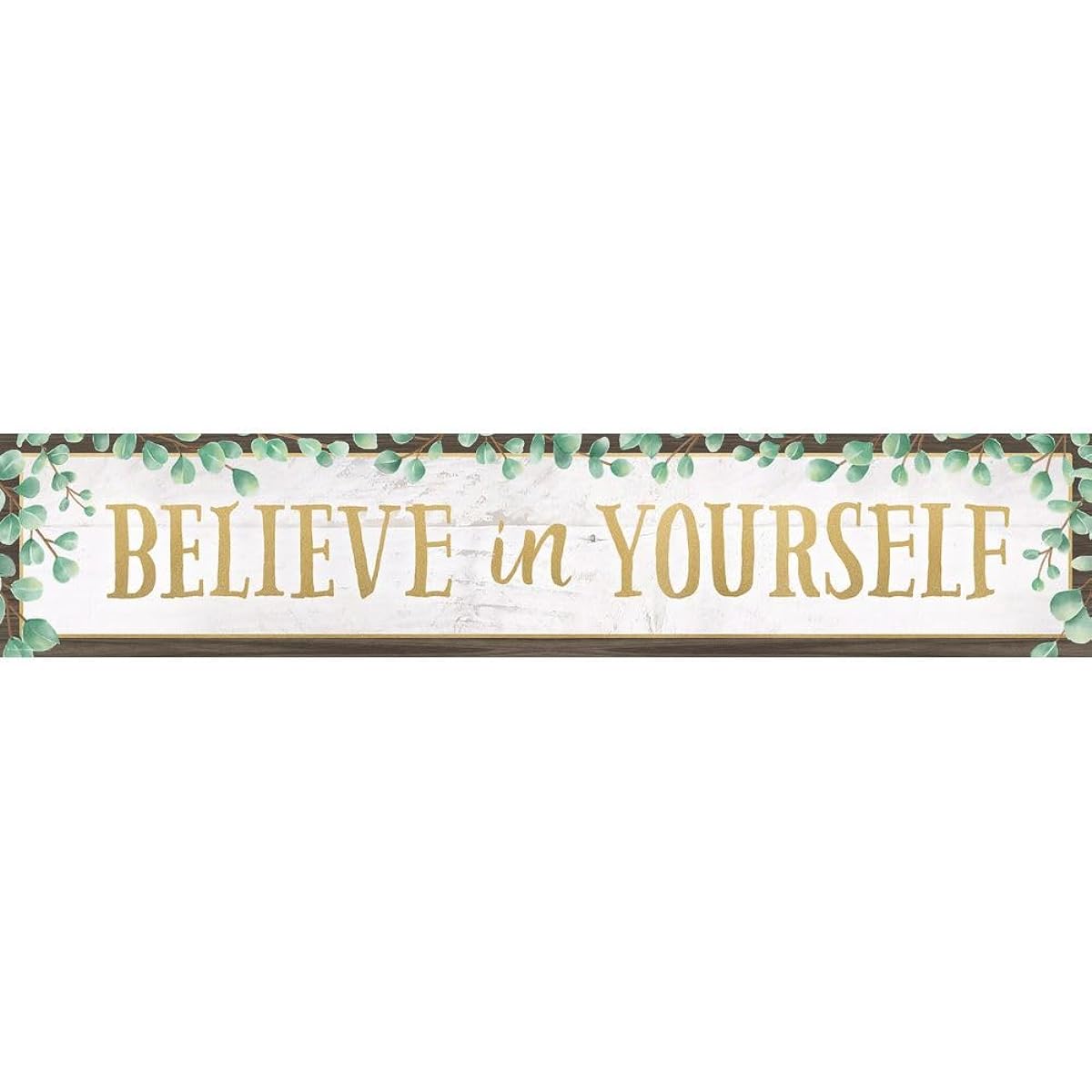Teacher Created Resources Eucalyptus Believe in Yourself Banner (TCR8698)
