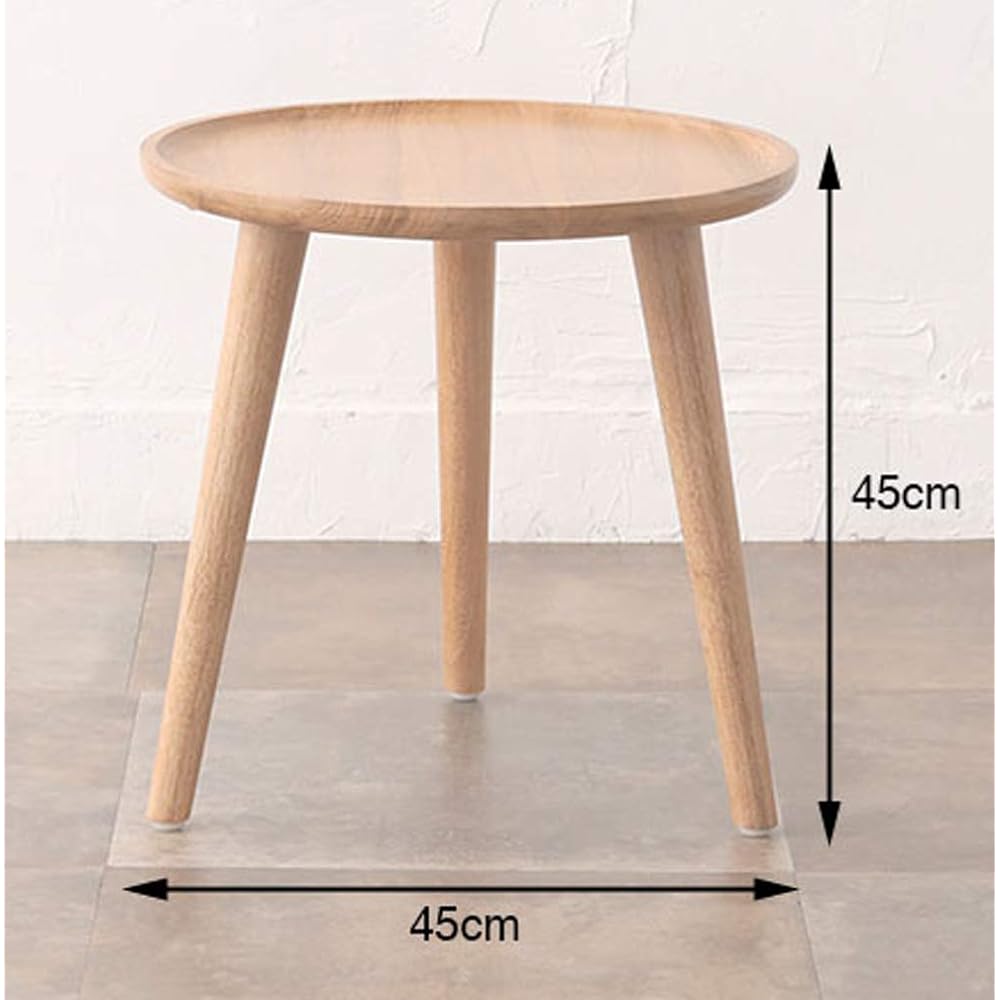 Sunflower Rattan Side Table Natural Width 45 x Depth 45 x Height 45 cm Solid Teak Side Table T080XP