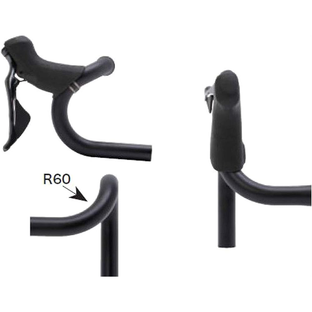 Disney Ugly R60 Handlebar Black (Matte) 31.8mm Drop Handlebar 385mm