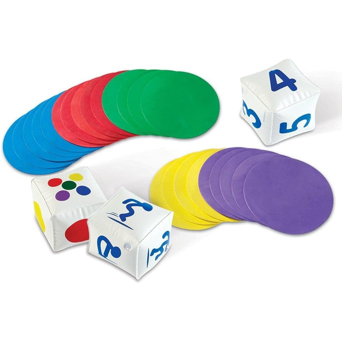 Learning Resources Exercise Materials Let's Move Your Body Classroom Activity Set LER1883 Genuine Product