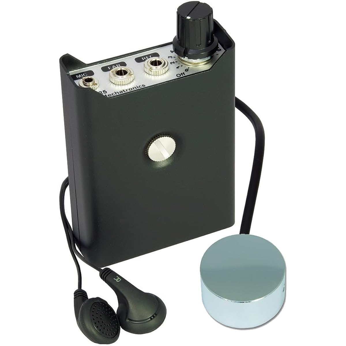Sun Mechatronics Standard Concrete Microphone High Sensitivity Built-in Neodymium Magnet Flat Contact Microphone MW-25F