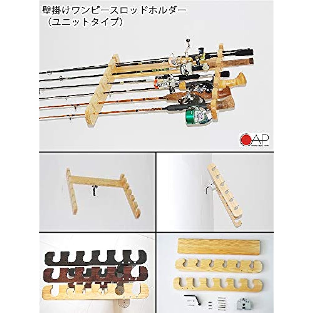 CAP Cap Wall Mounted Rod Holder Unit Type Fishing Rod Rack Rod Holder Fishing Rod Rack Wall Mounted Rack 287-288-289