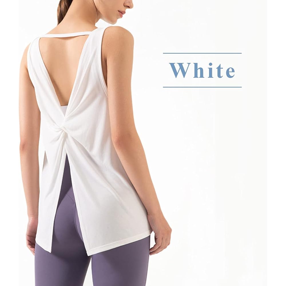 [VeroMan] Yoga Tank Top Women's Long Length Tops Sports Large Size ppi-ttb1