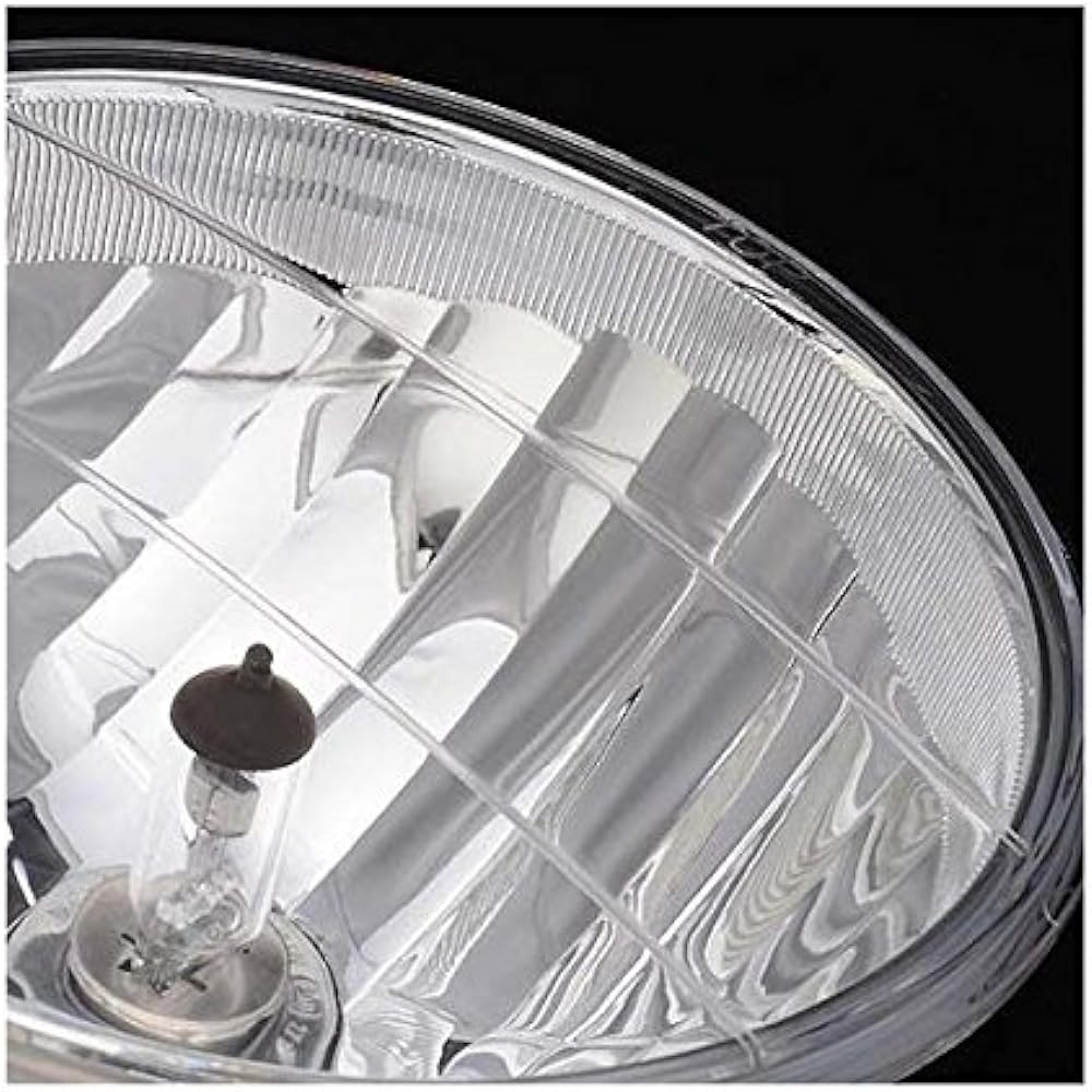 BigOne 4 Wheel Vehicle H4 Multi-Reflector Headlight Vehicle Inspection Compatible LED Compatible Multi-Reflector Round Clear