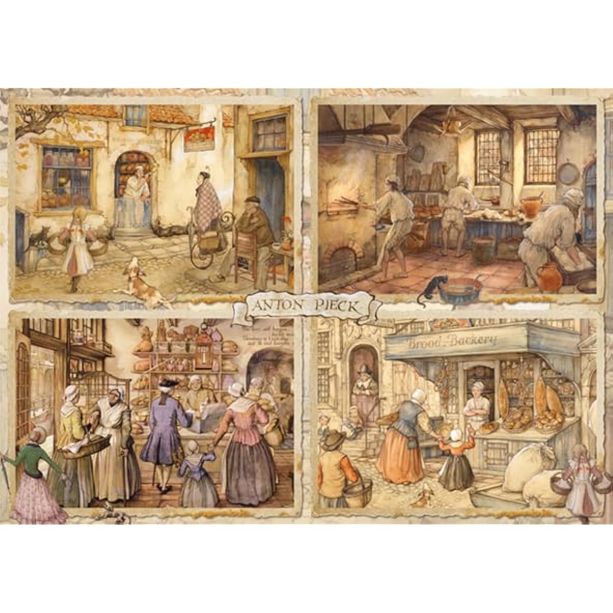 Jumbo 18818 Anton Piece Bakery 19th Century 1000 Piece Jigsaw Puzzle