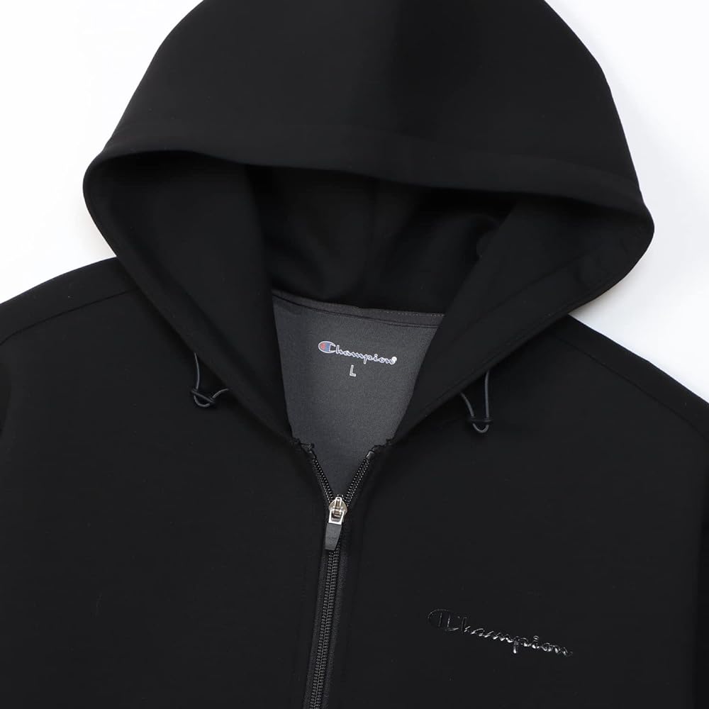 [Champion] Parka Long Sleeve WRAP-AIR Stretch Thermal Script Logo Zip Hoodie Jacket Men's Sports C3-YS101