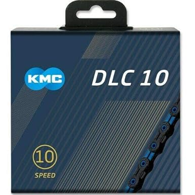 KMC DLC 10 Chain 116Links for 10S/10 Speed/10 Speed (Black) [Parallel Import]