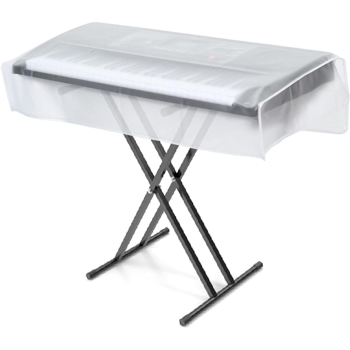 LIGICKY Keyboard Dust Cover, Waterproof Transparent Piano Cover for 88 Key Keyboard and Digital Piano