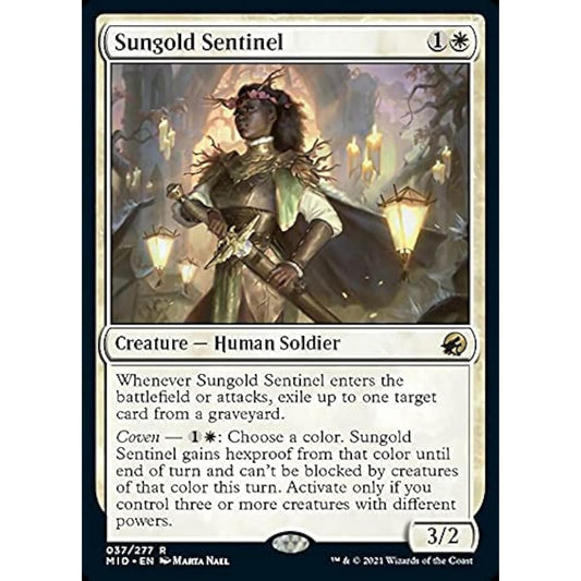 Magic: The Gathering - Sungold Sentinel (037) - Innistrad: Midnight Hunt