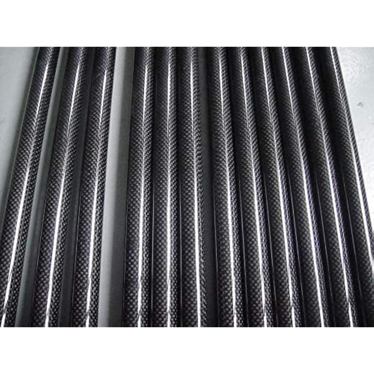 3K Carbon Pipe Hollow Tube Carbon Fiber Tube x 1000mm 30mm 32mm 33 34mm 35mm 36mm 38mm 40mm Glossy Surface/Matte Surface (1pc 35*25*1000mm Glossy Surface)