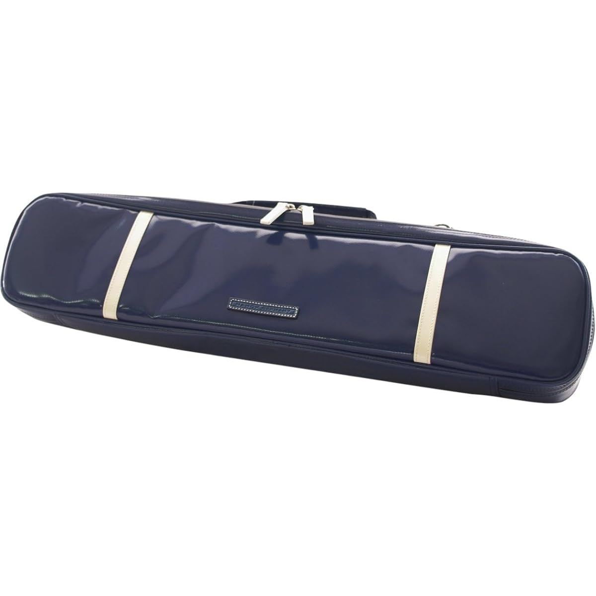 NAHOK Whistle Pocket Separate Shinobue Case 60 "Krysar 60/wf" Deep Blue/Ivory [German Waterproof Fabric x Special Temperature Adjustment Function & Shock Absorbing Material + Waterproof Zipper] Fabric from Germany, Made in Japan.