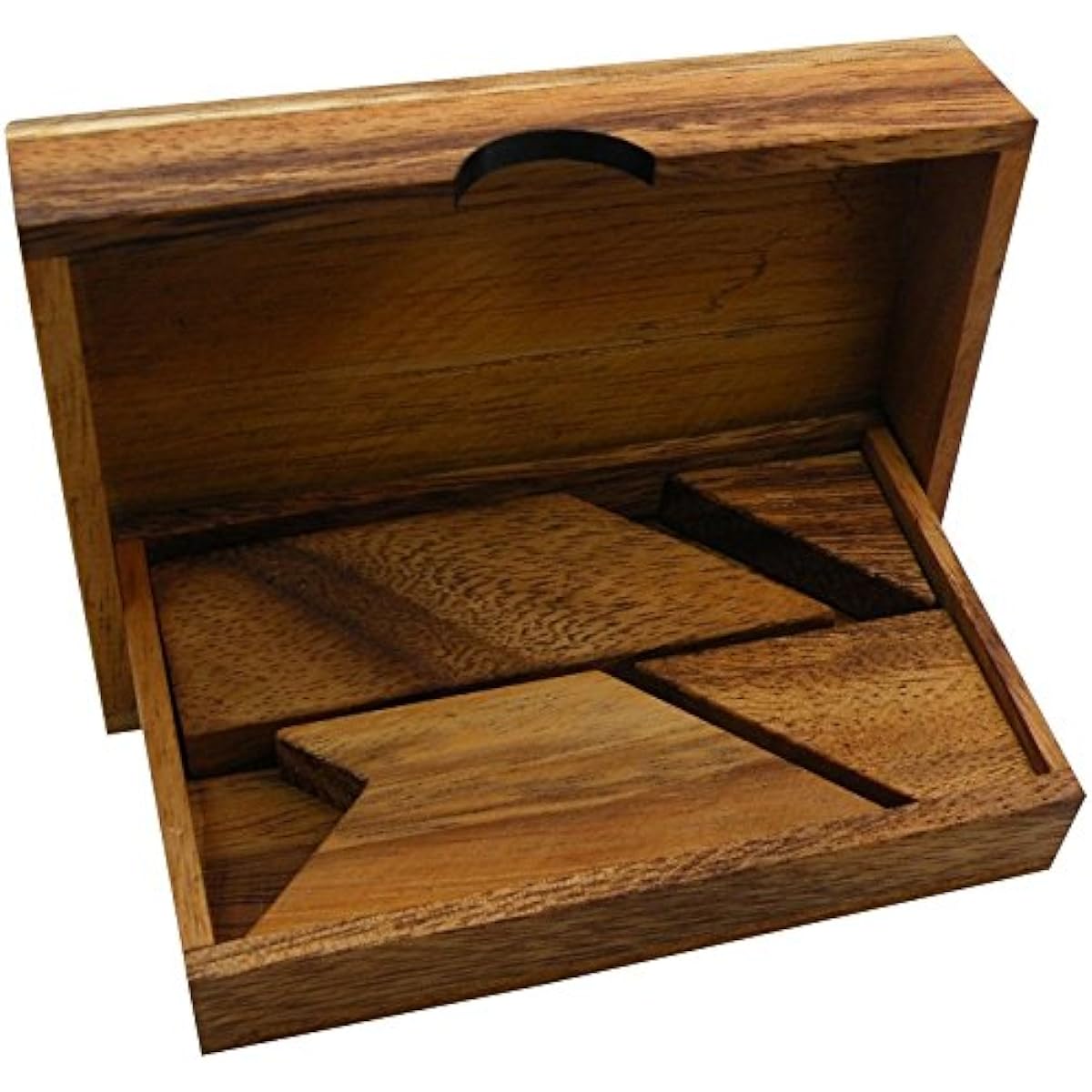 T Letter - Wooden Puzzle With Frame