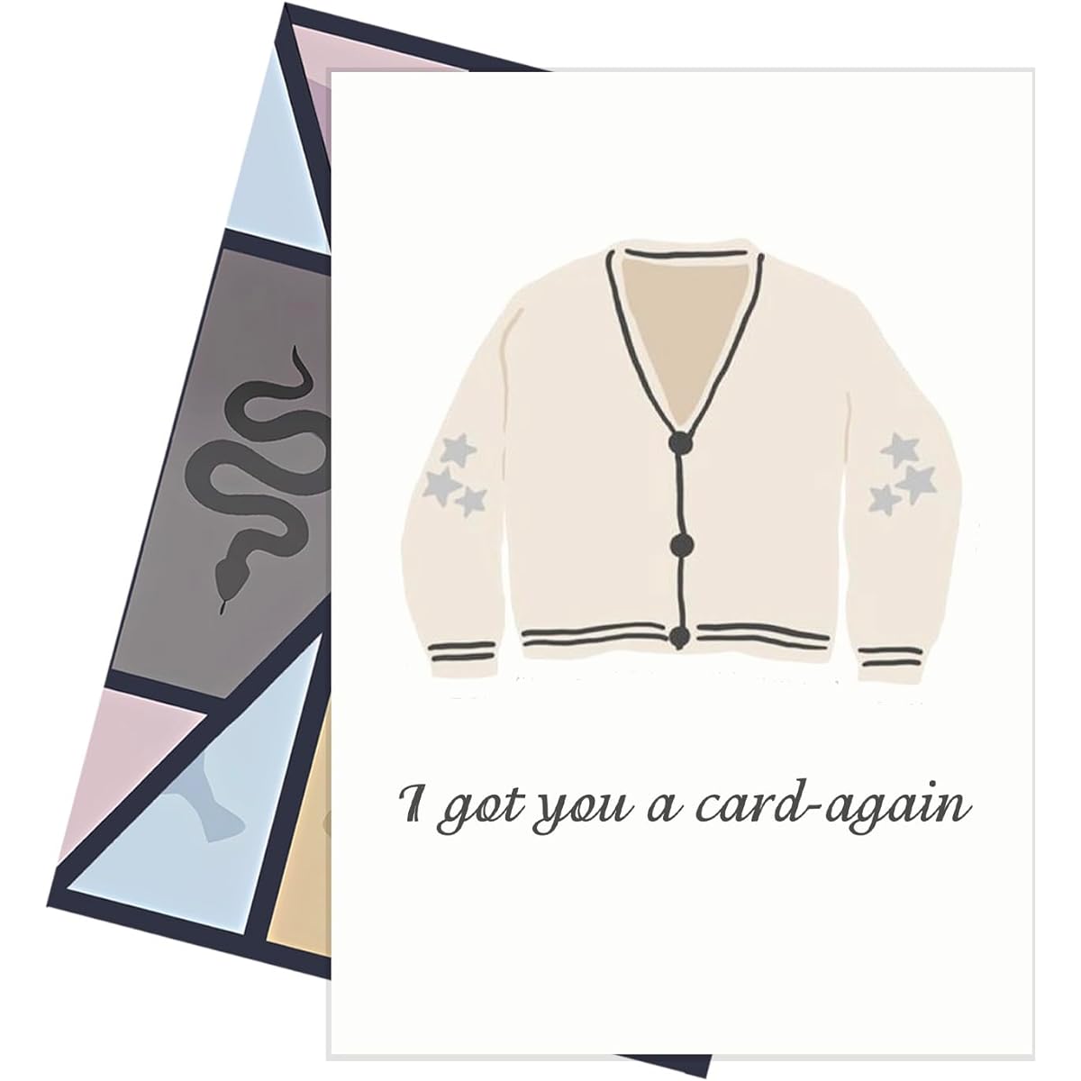 Swift-Inspired Greeting Cards - "I Got You a Card-Again!" Birthday Cards for 16, 13, 18, 21, 30, 40 Years Old
