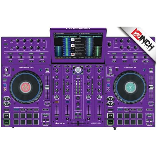 12inch SKINZ/Denon Prime4 SKINZ (Purple) [Skin for Prime4]