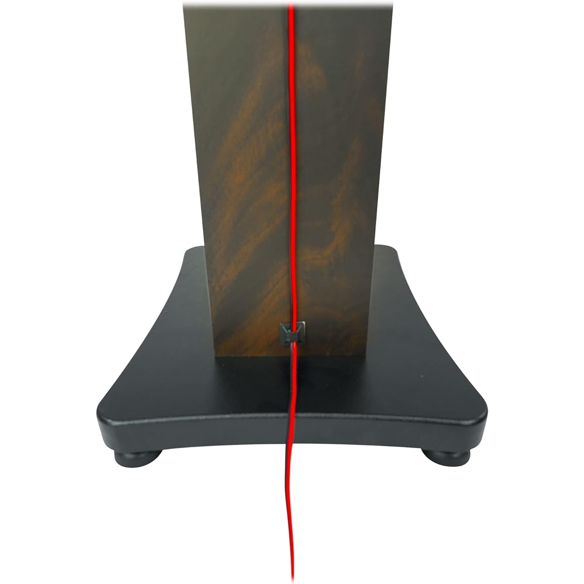 2 Rockville SS28D Premium Dark Woodgrain 28" Home Speakers, Up to 100 lbs