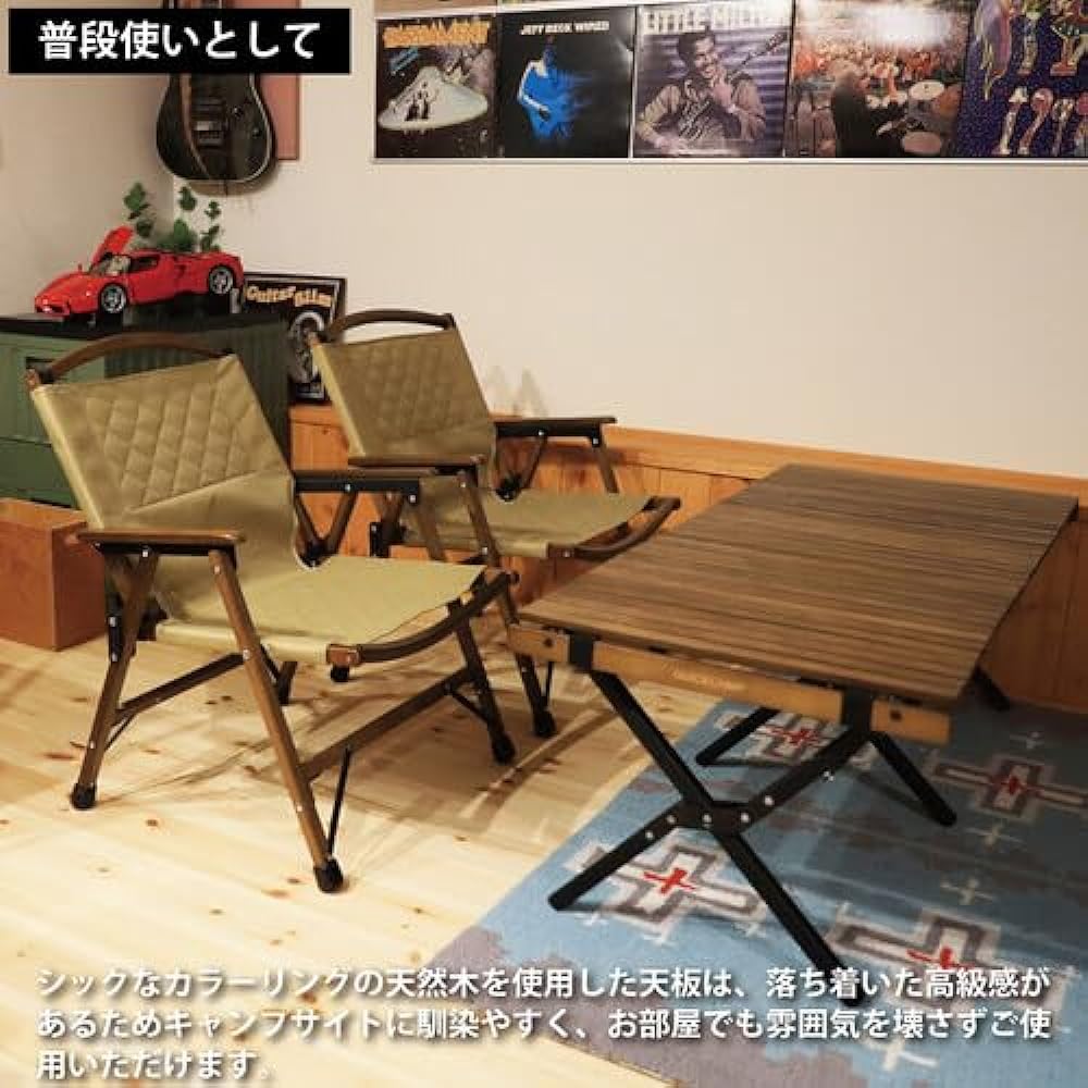 [Quick Camp] X-leg Wood Row Table Various 120 x 50 cm/90 x 60 cm QC-WTX90/QC-WTX120