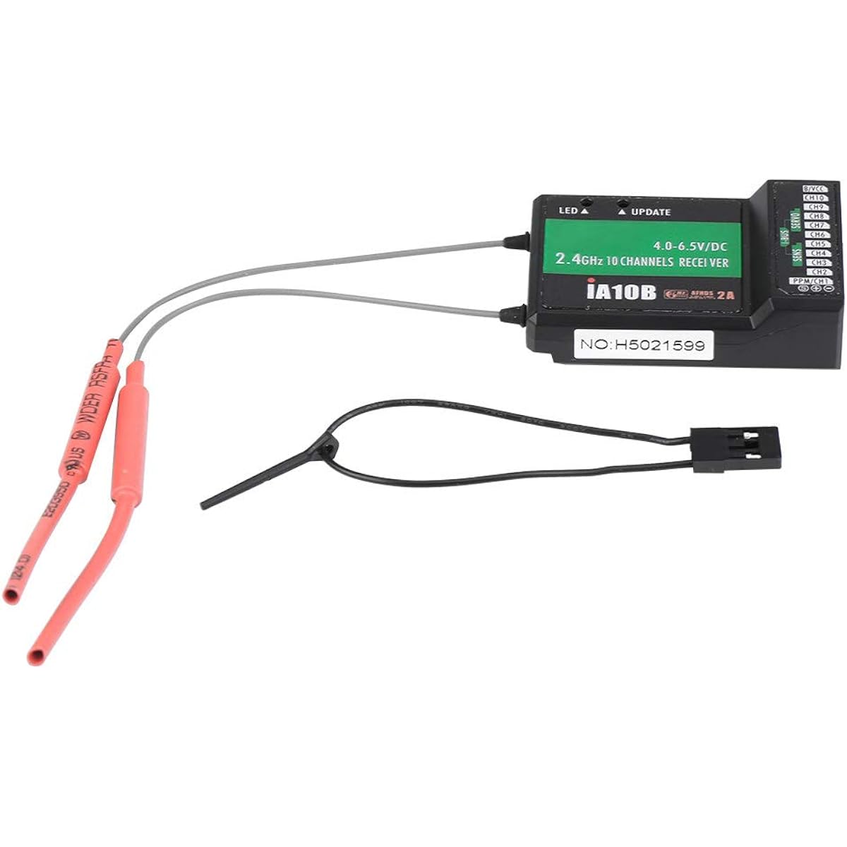 Cocosity 2.4GHz Receiver FS-iA10B Receiver FS-IA10B Durable RC Helicopter for Outdoor Use