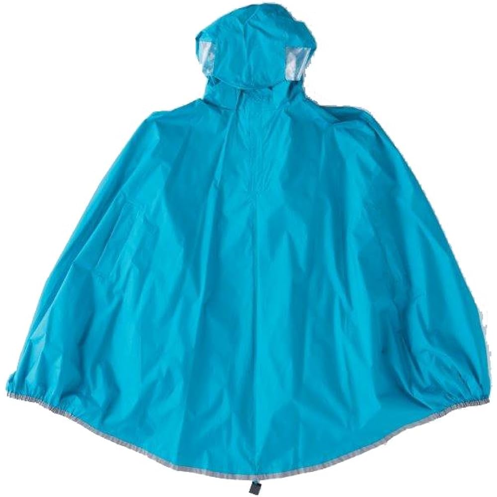 [Koyanagi] I can help! Cycle poncho 《Rear reflective patch/hood with glasses on both sides》 Charipon