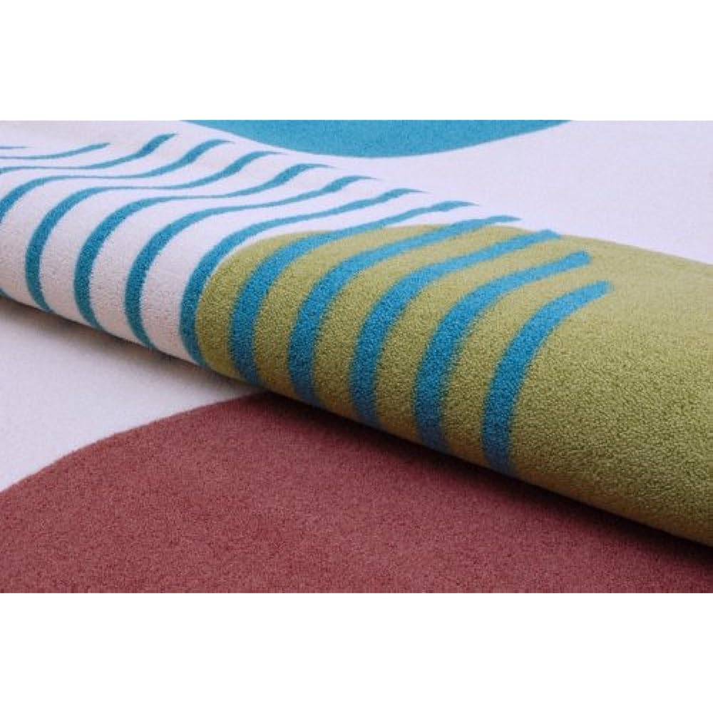 Washable rug carpet "WS Cheerio" Blue 200 x 250cm (loop type)