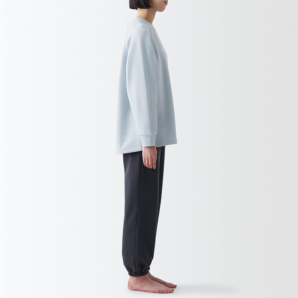 MUJI Pullover Stretch Sweatshirt Oversize Pullover Women's