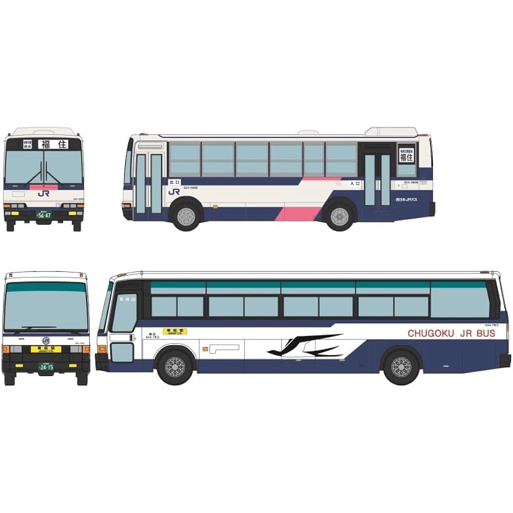 TOMYTEC The Bus Collection Bus Collection JR Bus 35th Anniversary Honshu 5 Company Set Diorama Supplies