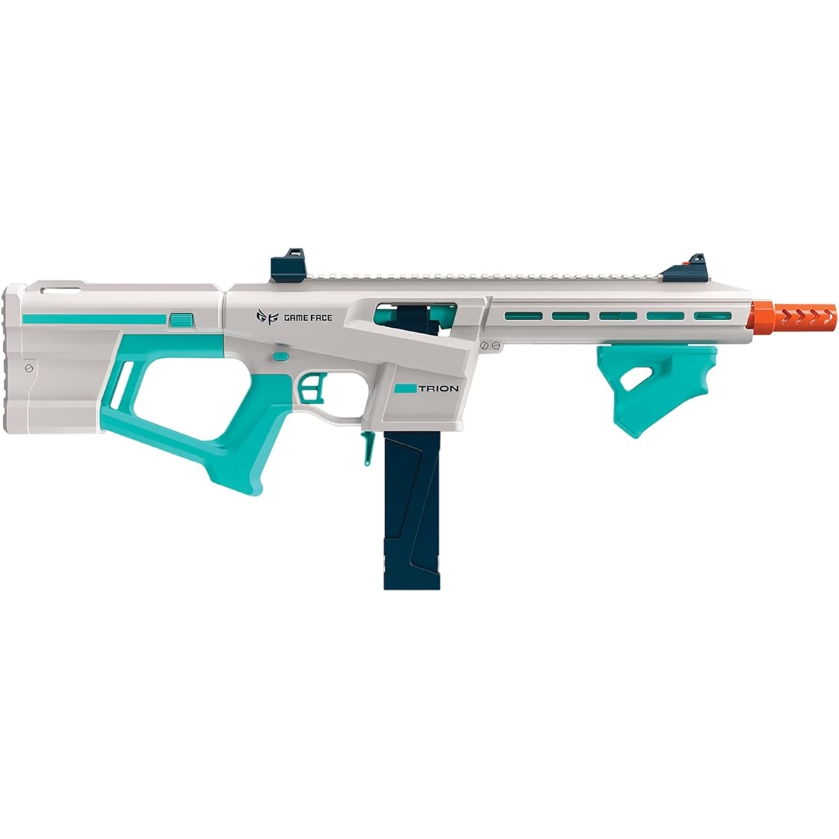 Game Face GFTBB Tryon Competition Level Spring Loaded Foam Dart Blaster Blue